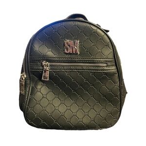 NWOT Steve Madden Black Mini Backpack Purse